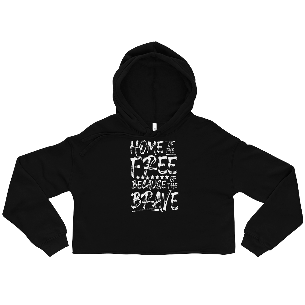 Home of the Brave Crop Hoodie