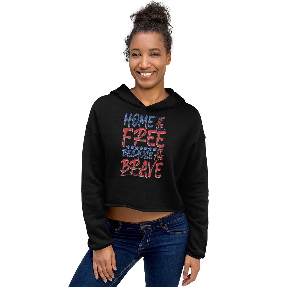 Home of rhe free Crop Hoodie