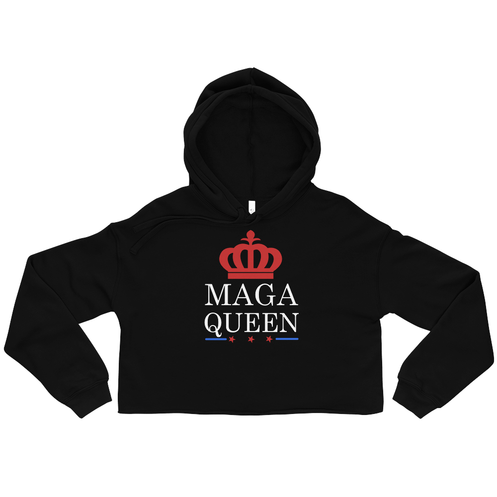 Maga Queen Women's Crop Hoodie