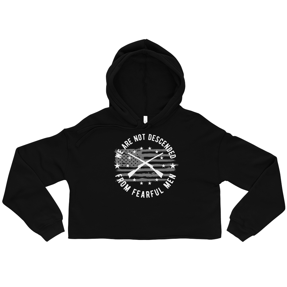 No Fear Crop Hoodie