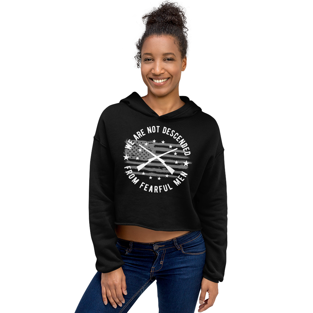 No Fear Crop Hoodie