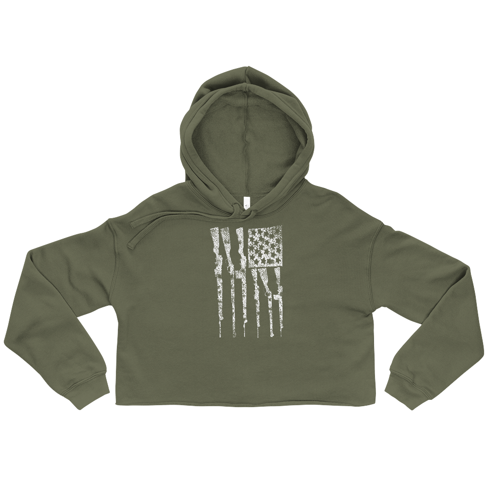 2nd Amendment Crop Hoodie