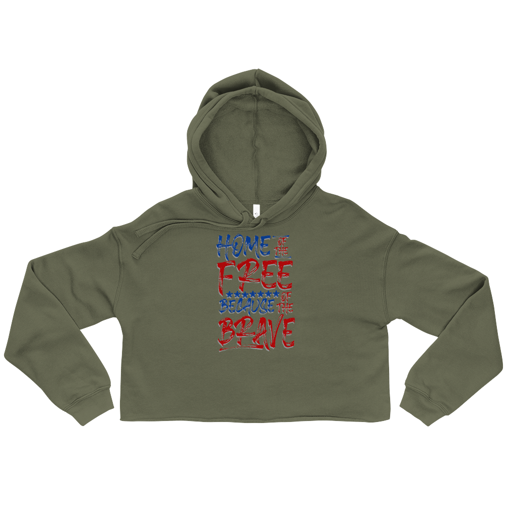 Home of rhe free Crop Hoodie