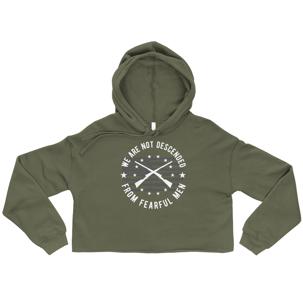 No Fear Crop Hoodie