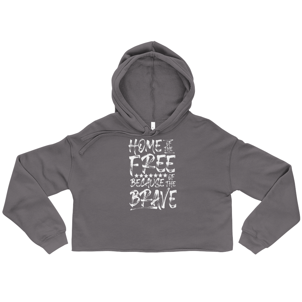 Home of the Brave Crop Hoodie