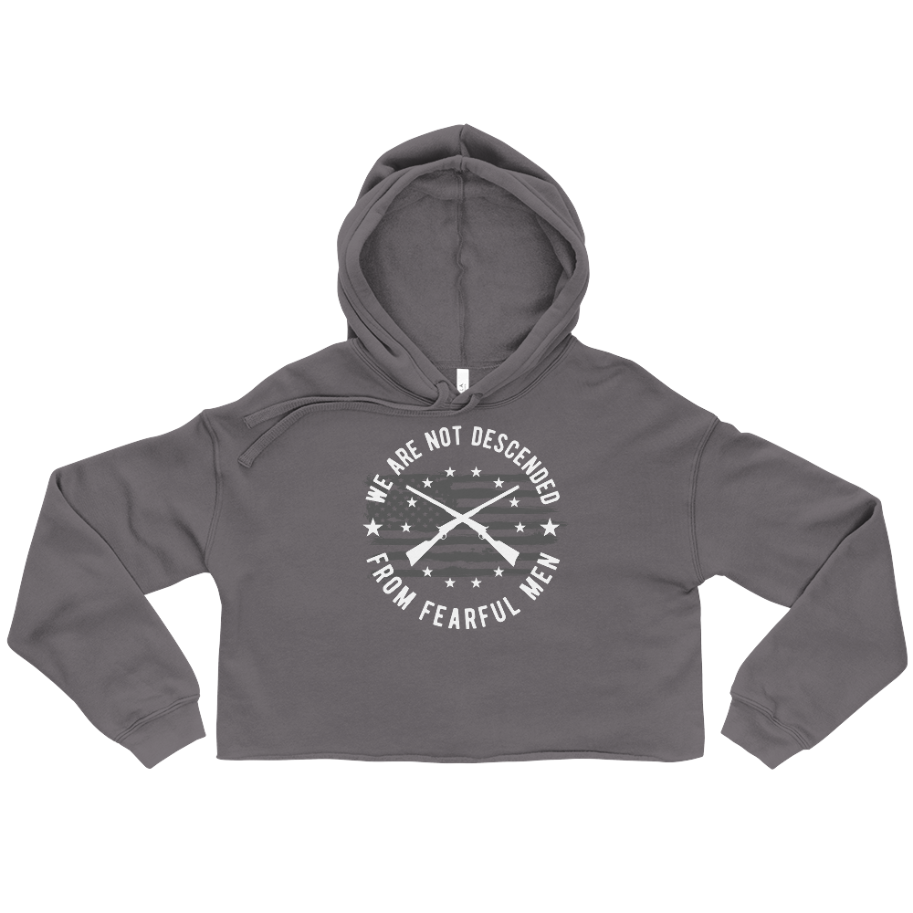No Fear Crop Hoodie