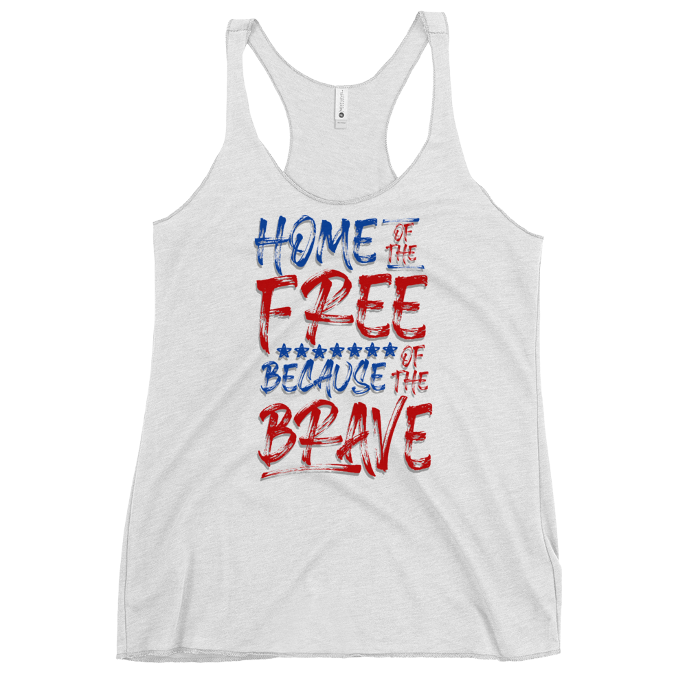 Home of the free Racerback Tank