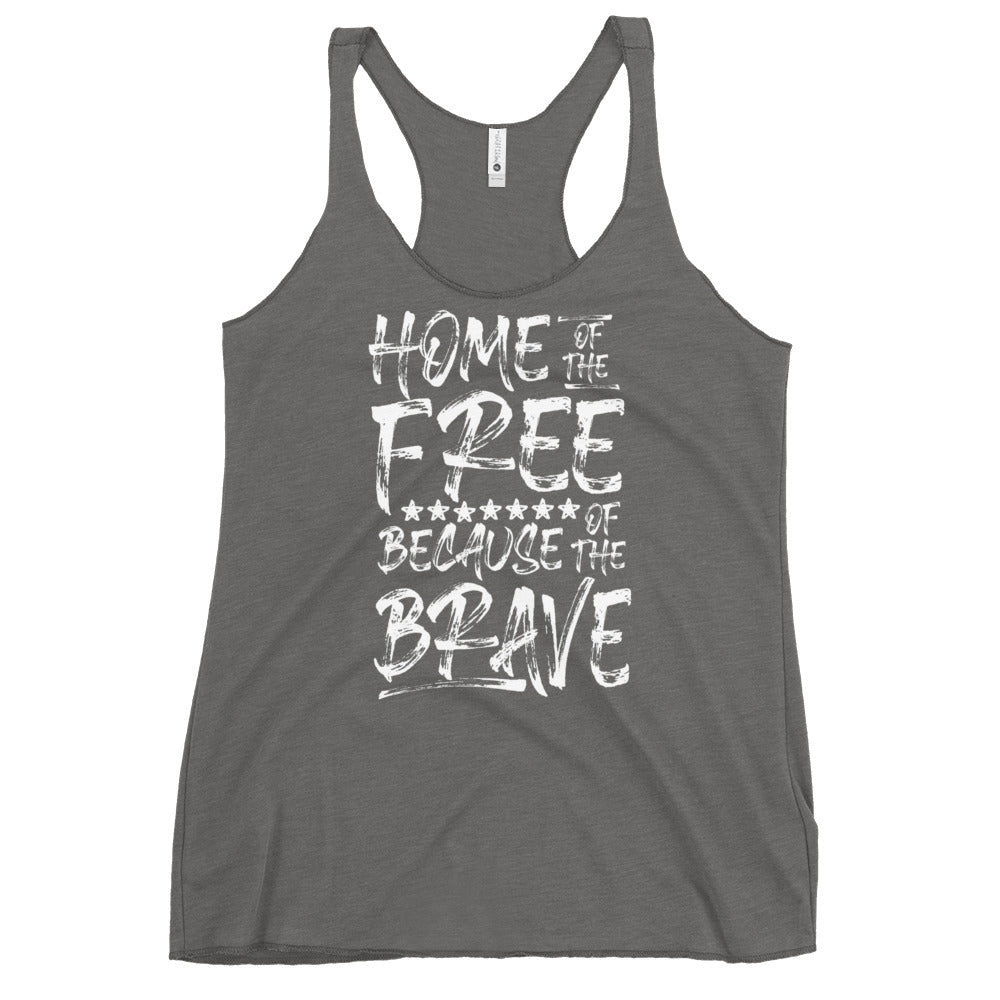 Home of the Brave Racerback Tank