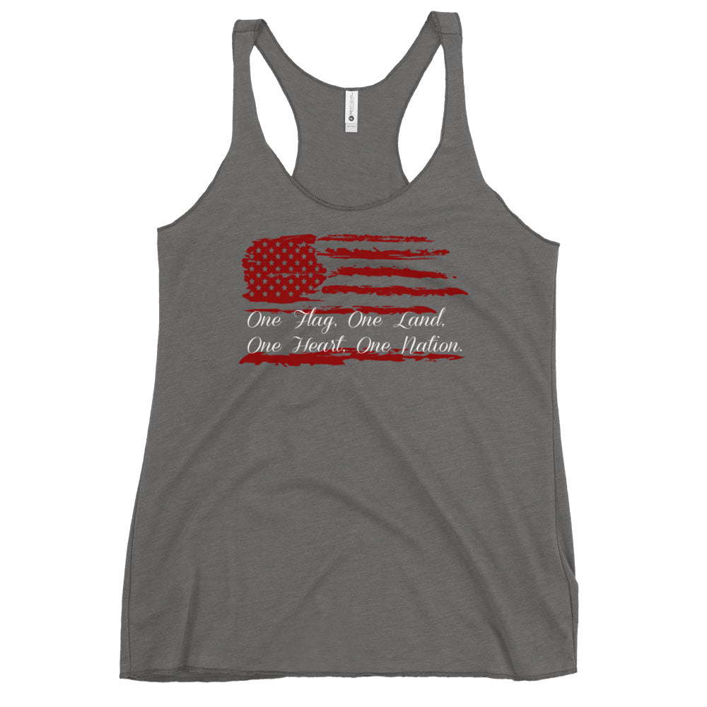 One Nation Racerback Tank
