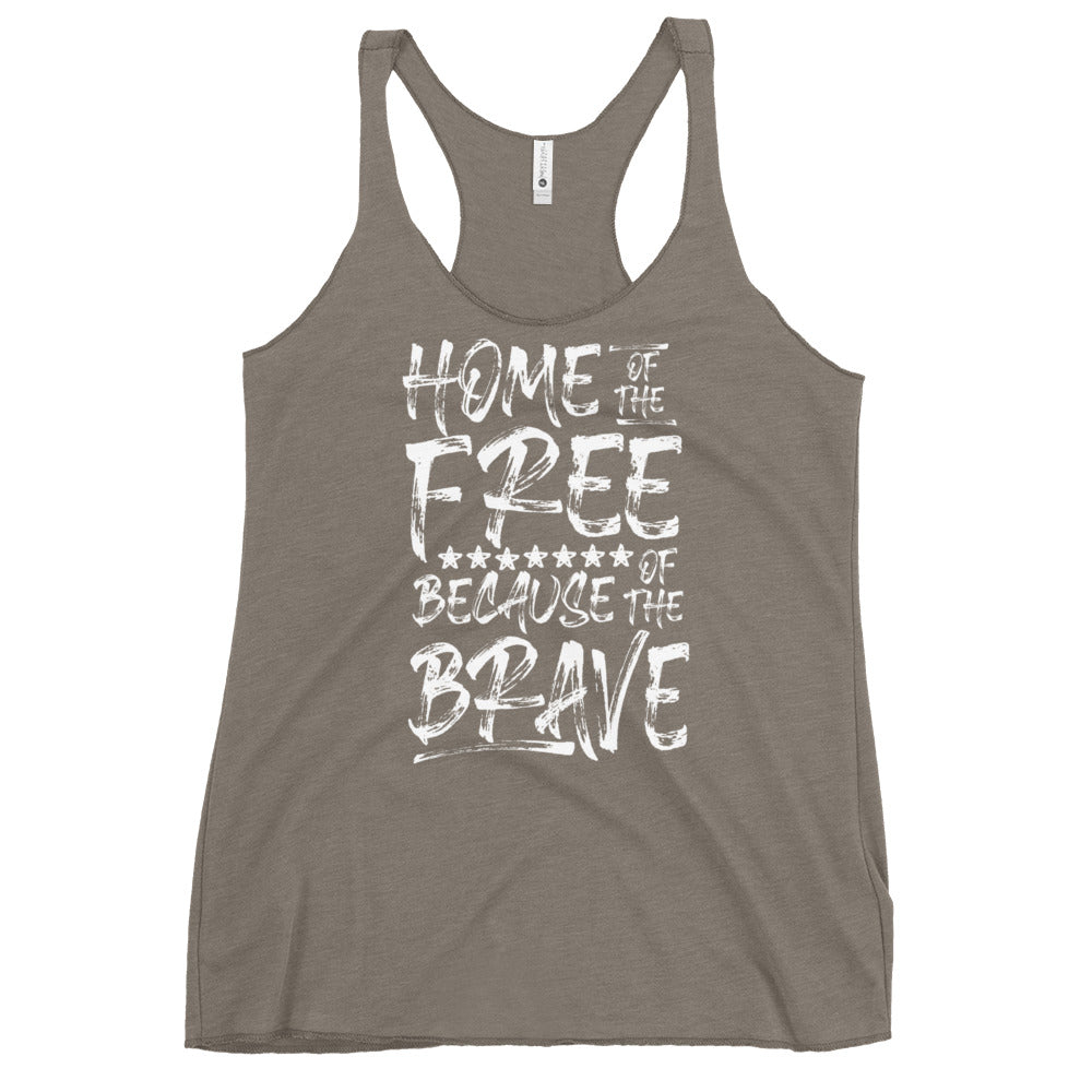 Home of the Brave Racerback Tank