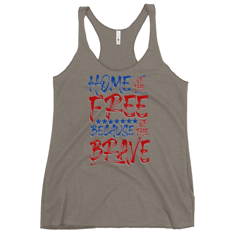 Home of the free Racerback Tank