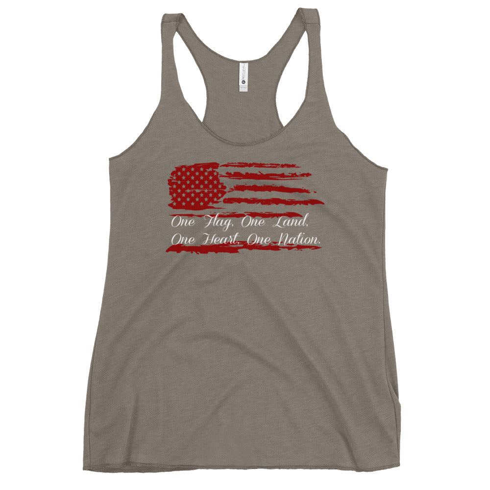 One Nation Racerback Tank