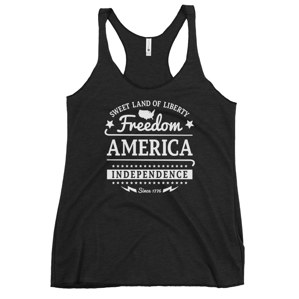 American Freedom Women's Racerback Tank