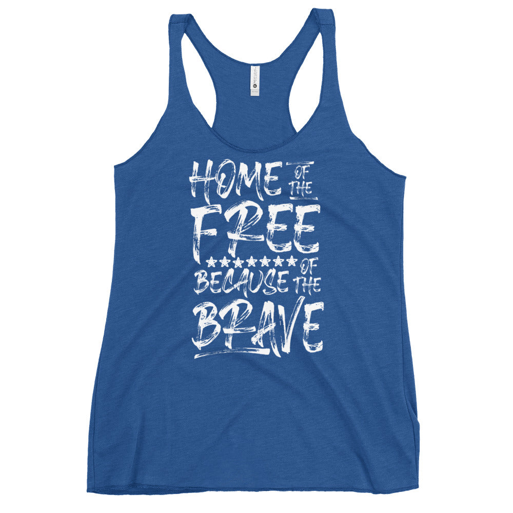 Home of the Brave Racerback Tank