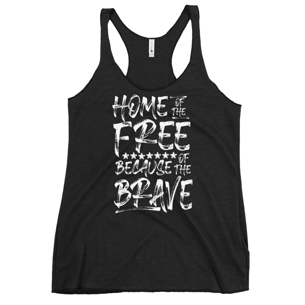 Home of the Brave Racerback Tank