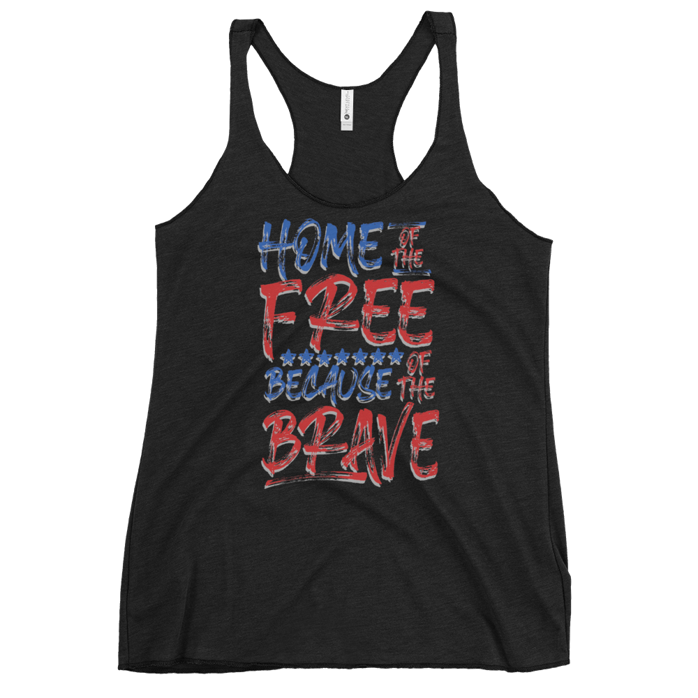 Home of the free Racerback Tank