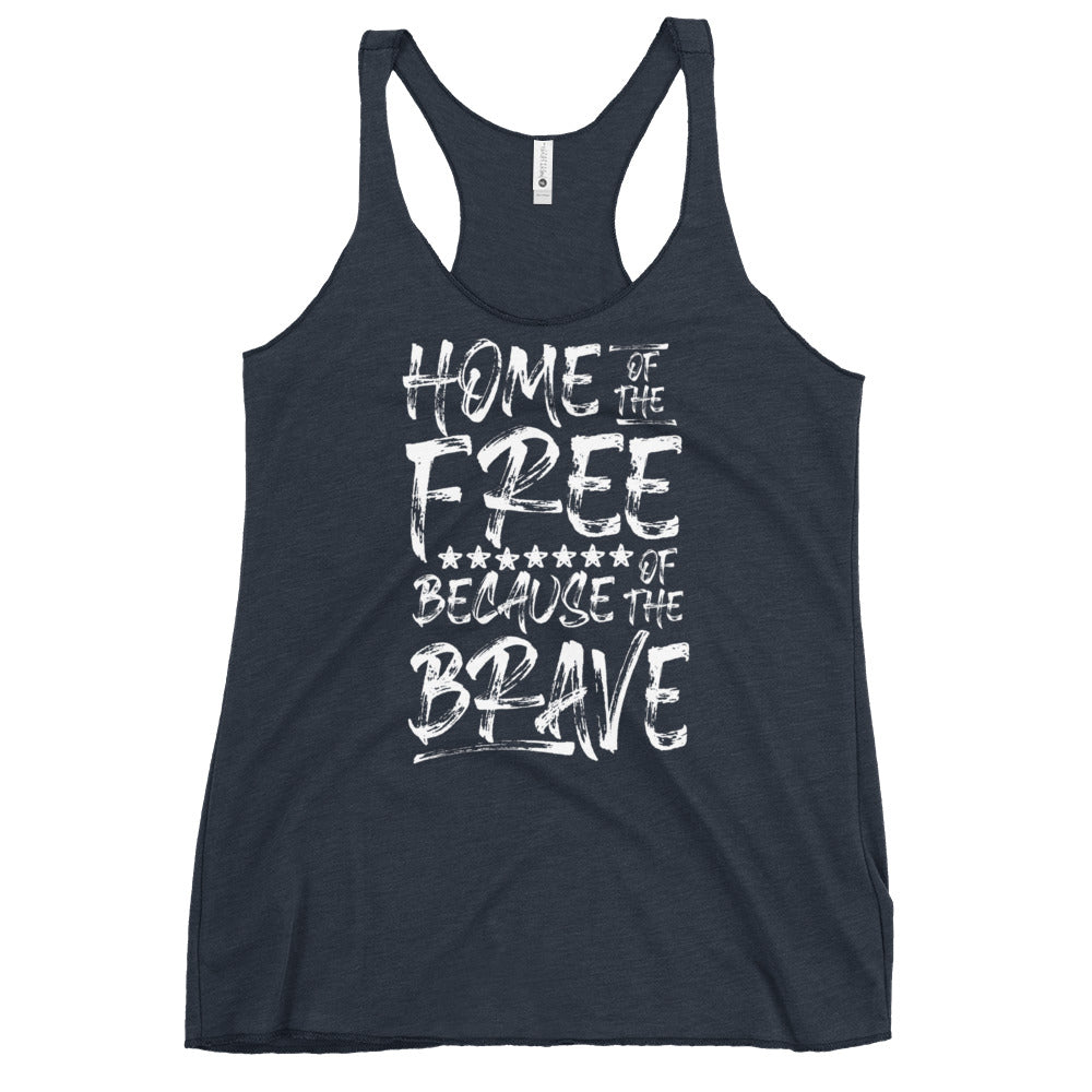 Home of the Brave Racerback Tank
