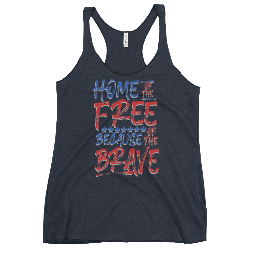 Home of the free Racerback Tank