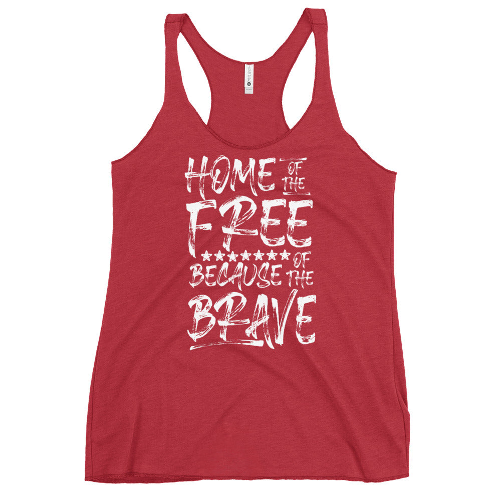 Home of the Brave Racerback Tank