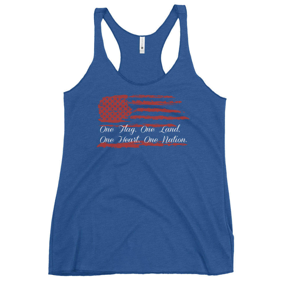 One Nation Racerback Tank