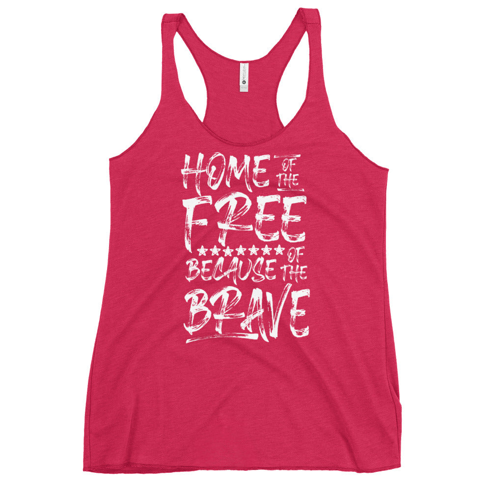 Home of the Brave Racerback Tank